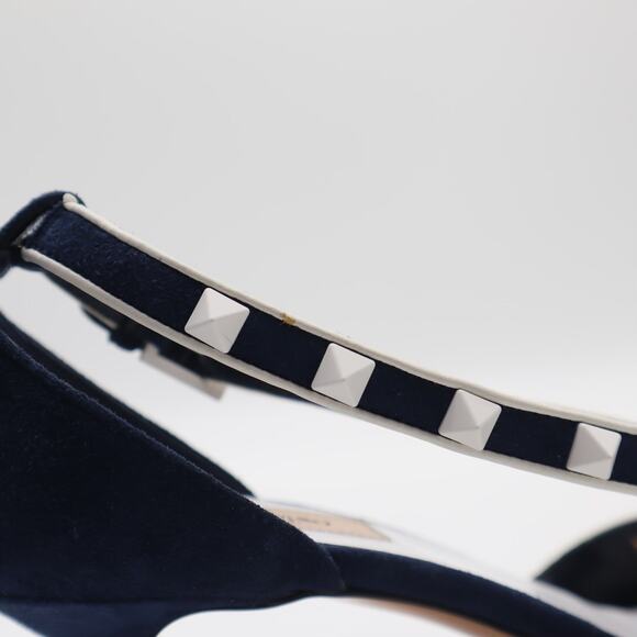 Valentino Suede Rockstud D'Orsay Pump Size 40 - Picture 13 of 13